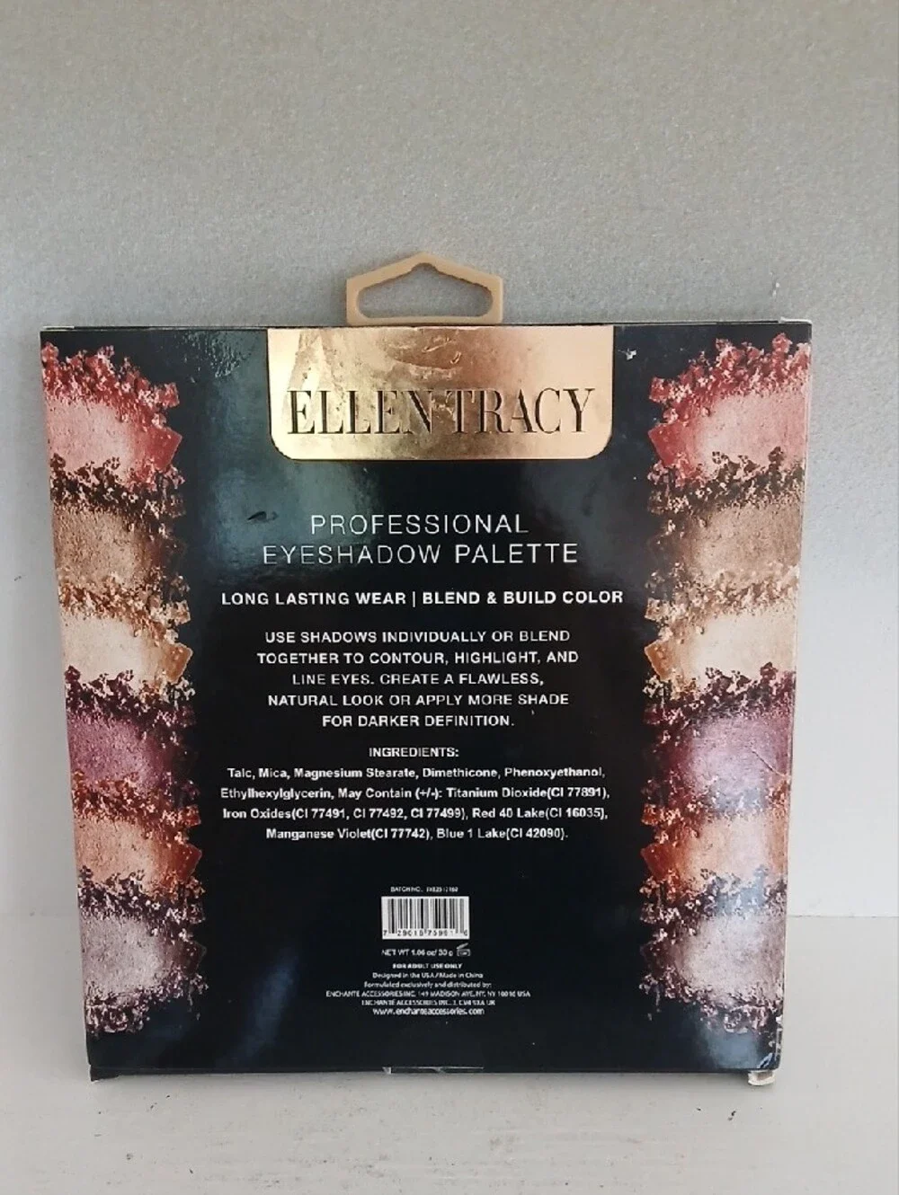 Ellen Tracy 25-Shade Warm Neutral Eyeshadow Palette
